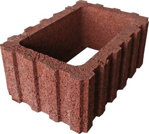 EHL Ratioflor, BxHxL: 60 x 25 x 40 cm, Beton - braun