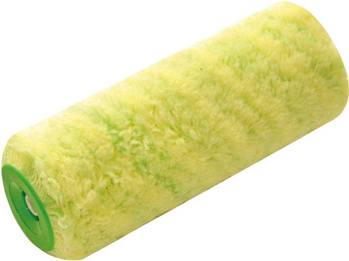 Farbwalze, 18 cm, Kunstfaser - gelb