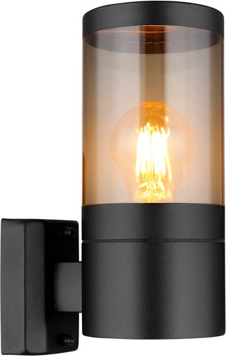 GLOBO LIGHTING Außenleuchte »XELOO«, Edelstahl, 60 W, ohne Leuchtmittel - schwarz