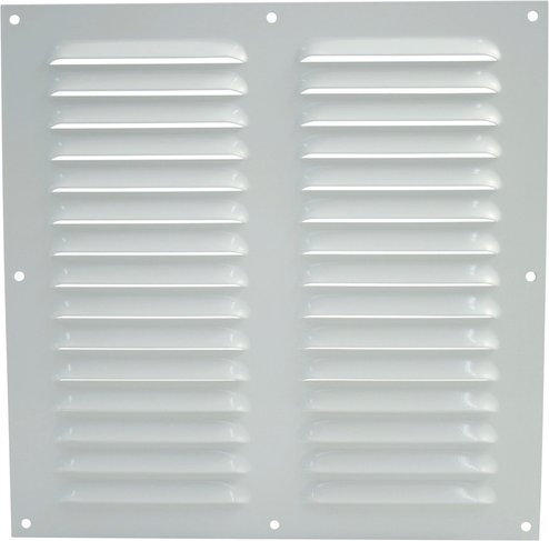 MARLEY Lüftungsgitter, eckig, Aluminium, weiß - weiss