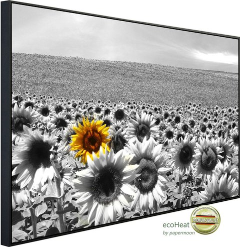 papermoon Infrarotheizung »EcoHeat - Sonnenblumenfeld«, Matt-Effekt - bunt