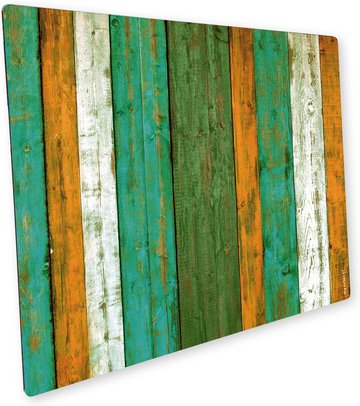 mySPOTTI Mini-Spritzschutz »Jannis«, Aluverbund, Holzoptik