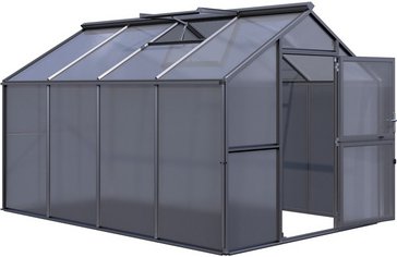 KGT Gewächshaus »Novum«, 11,14 m², grau