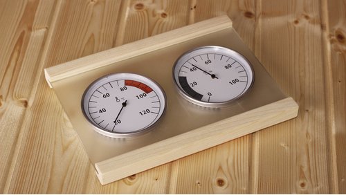 Thumbnail - KARIBU Klimamessstation, , geeignet für: Karibu Saunen - beige