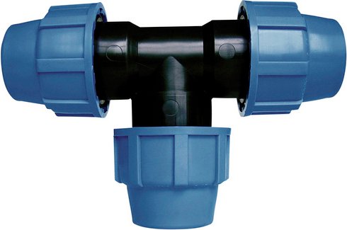 CORNAT T-Stück, Polypropylen (PP), 1" - schwarz