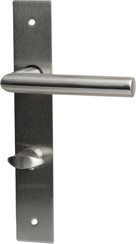 ALPERTEC Langschild-Garnitur »Piatto«, Edelstahl - silberfarben