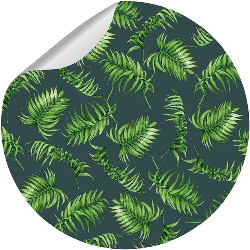 mySPOTTI Vliestapete »Keanu«, Blattmuster, grün, matt - gruen