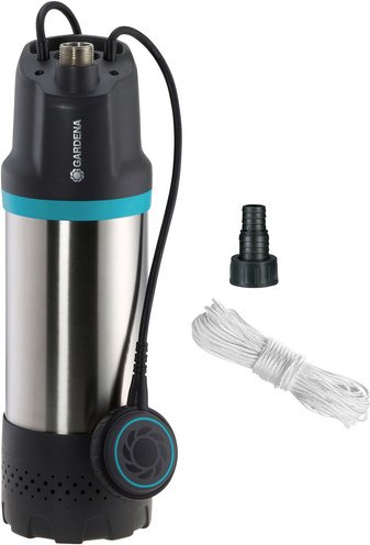 GARDENA Tauchdruckpumpe »5900/4 inox«, 900 W, Fördermenge: 5900 l/h - grau