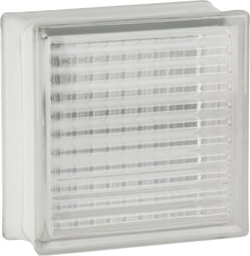 Fuchs Design Glasbaustein, BxH: 190 x 190 mm - weiss