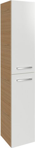 FACKELMANN Hochschrank »B.style«, rechts, Sandeiche/weiss, 2 Türen, BxHxT: 30 x 162 x 31,6 cm