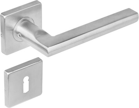 Intersteel Türdrücker, 53x53x8 mm BB-Rosetten 90Grad flach