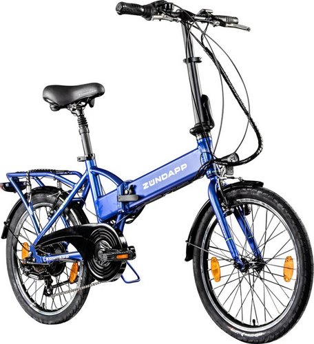 ZÜNDAPP E-Bike »Z101«, 20 Zoll, RH: 48 cm, 6-Gang - schwarz