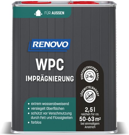 RENOVO WPC-Imprägnierung, lmh 2,5L farblos - transparent