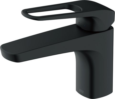 Waschtischarmatur »INOA«, 3/8", Messing, schwarz-matt