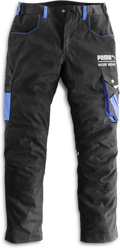 Thumbnail - PUMA Arbeitshose »CHAMP«, Polyester/Baumwolle/Polyamid/Elastan, carbongrau - schwarz