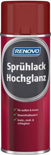 RENOVO Sprühlack, karminrot RAL 3002, hochglänzend, 400ml