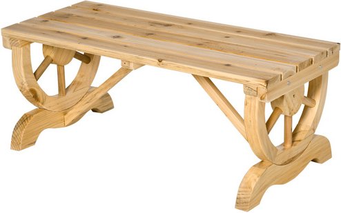 Outsunny Sitzbank, LxBxH: 50 x 105 x 53 cm - beige