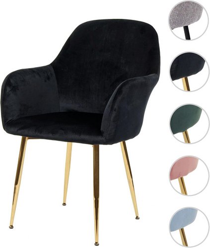 MVG Esszimmerstuhl »MVG-F18«, ohne Drehfunktion - schwarz