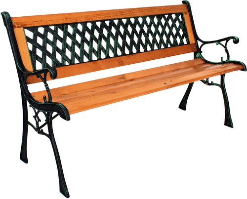 GARDEN PLEASURE Bank »WINDSOR«, Holz, BxHxT: 125 x 74 x 52 cm - braun