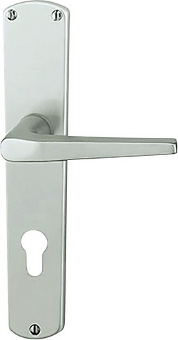 ALPERTEC Langschild-Garnitur »Phil«, Aluminium - silberfarben