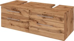 HELD MÖBEL Waschtischunterschrank »Davos«, BxHxT: 120 x 41 x 47 cm - bunt