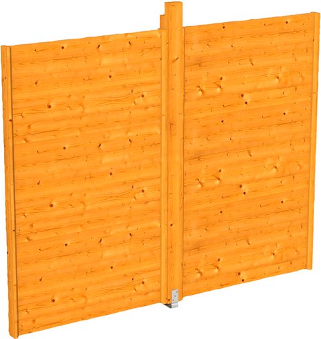 SKANHOLZ Wand für Pavillon »Toulouse«, Breite: 270 cm, Holz, eiche hell - beige