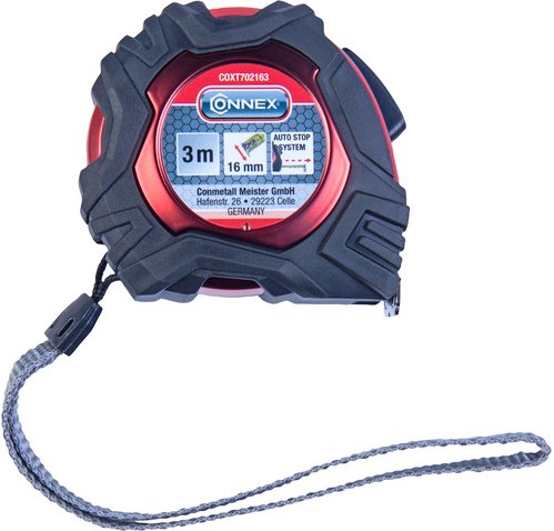 CONNEX Rollbandmaß, , cm-Teilung - schwarz