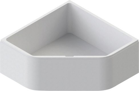 OTTOFOND Wannenträger »Lucia«, BxHxL: 137,2 x 55,5 x 137,2 cm, weiß - weiss