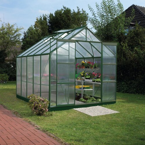 VITAVIA Gewächshaus »Mars«, B x L x H: 257 x 321 x 231,8 cm - gruen