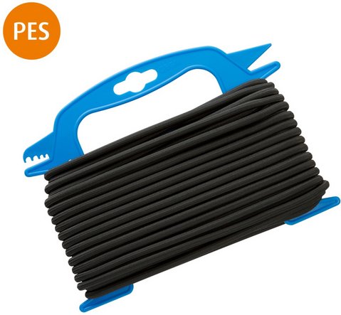 CONACORD Gummiseil, Ø: 6 mm, Länge: 20 m, schwarz