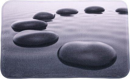 Sanilo Badteppich »Black Stones«, grau, Polyester