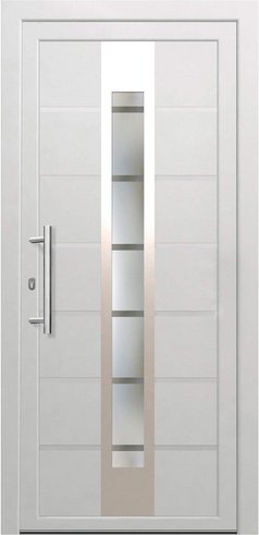 KNOCK Kunststoff-Haustür »TROYA«, weiß - weiss