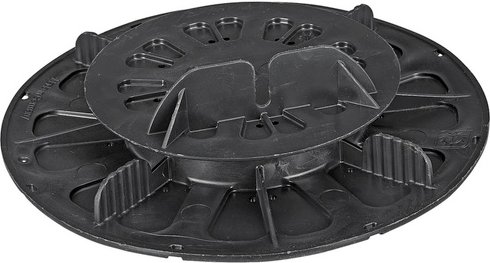 Mr. GARDENER Stelzlager, Kunststoff, für Unterkonstruktionen aus Holz und/oder Aluminium - schwarz