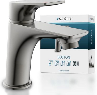SCHÜTTE Waschtischarmatur »BOSTON«, Graphit - grau