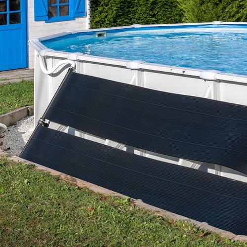 GRE Solarheizung, Aufstellmaße: 600 x 60 cm, geeignet für Pools bis max. (20000 l) - schwarz