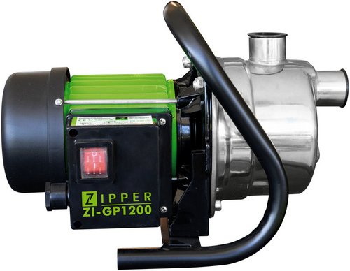 ZIPPER Gartenpumpe, 3800 l/h, 1200 W - gruen