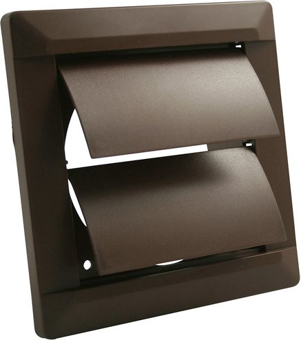 MARLEY Verschlusskappe, eckig, Hart-PVC (PVC-U), braun