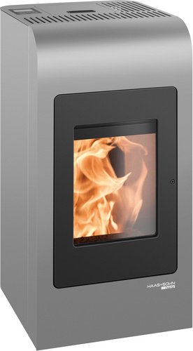 HAAS & SOHN Pelletofen, Stahlblech, 8 kW, Dauerbrand geeignet - schwarz