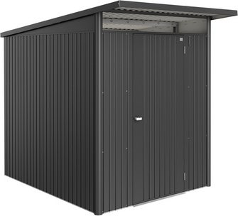 Thumbnail - BIOHORT Gerätehaus »AvantGarde Eco«, BxHxT: 180 x 218 x 260 cm (Außenmaß), Gr. A2, dunkelgrau-metallic,