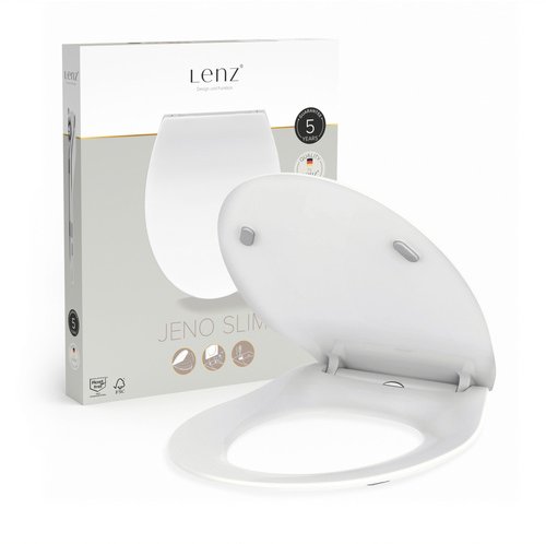 LENZ WC-Sitz »JENO«, Duroplast, weiß - weiss