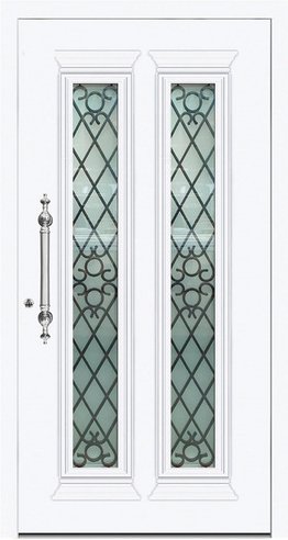 KNOCK Aluminium-Haustür »MUMBAI«, weiß - weiss