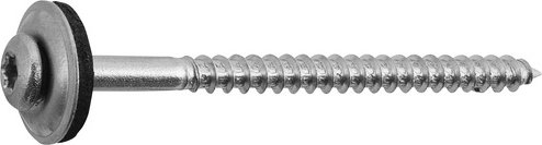 GECCO Spenglerschrauben, 4,5 mm, Edelstahl rostfrei, 200 Stk., 4,5 x 65 mm - silberfarben