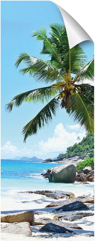 mySPOTTI Duschrückwand-Panel, fresh, Strand, 255x100 cm - blau