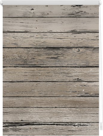 Thumbnail - Lichtblick Rollo, Klemmfix, 45x150 cm, Bretter Vintage, braun