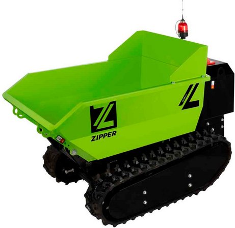 ZIPPER Dumper, elektro mit Fernbedienung - gruen