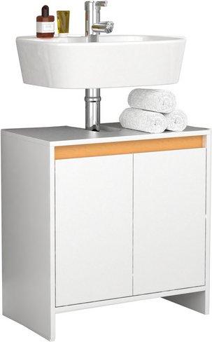 VCM Badezimmer-Unterschrank »Malira«, BxHxT: 58 x 60 x 33 cm - braun