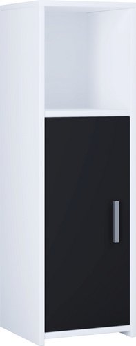 VCM Schrank »Zalo«, BxHxL: 30 x 95,3 x 30 cm, Holzwerkstoff - schwarz