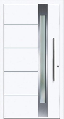 KNOCK Aluminium-Haustür »ATHEN«, weiß - weiss