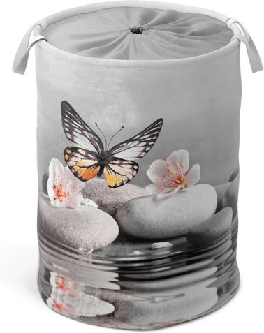 Sanilo Wäschekorb »Vanesa«, 60L, Grau, Rund