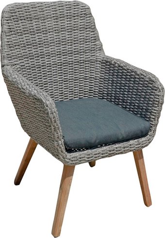 GARDEN PLEASURE Gartensessel »Rapallo«, Kunststoff, BxHxT: 70 x 68 x 96 cm - grau